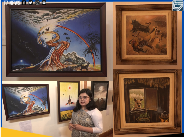 ART EXHIBITION ON KHASI FOLKTALES AT RYNSAN