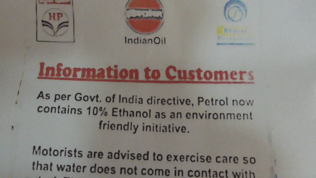 10 Ethanol is mixed in petrol as per directive of the Government of