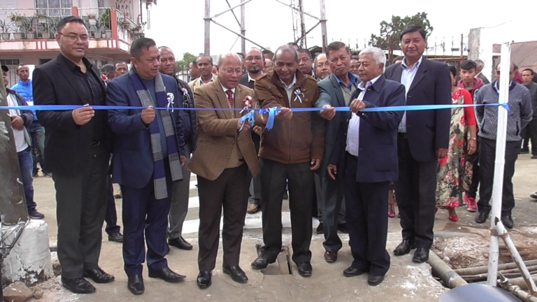 Two Foundation Stones laid by the Dy.CM in Mawlai