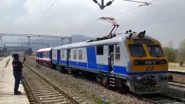 Meghalaya gets Electric trains for the first time