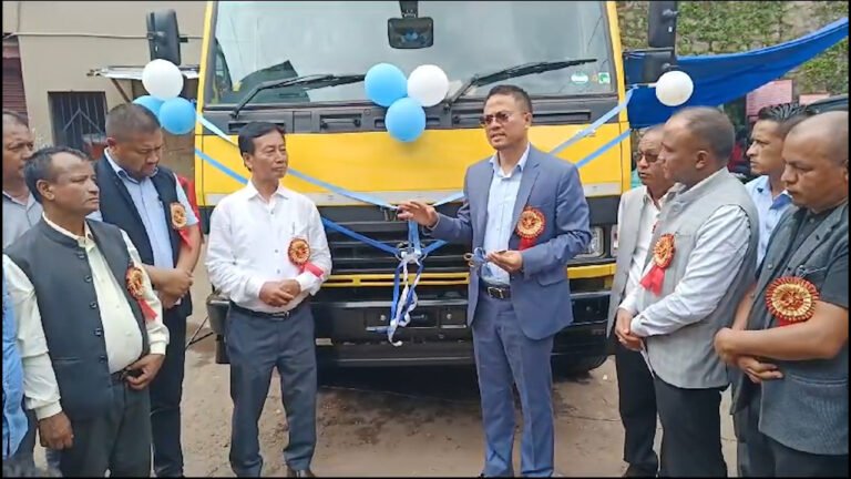 KHADC CEM launches Garbage Disposal Truck to collect waste from Ïewduh