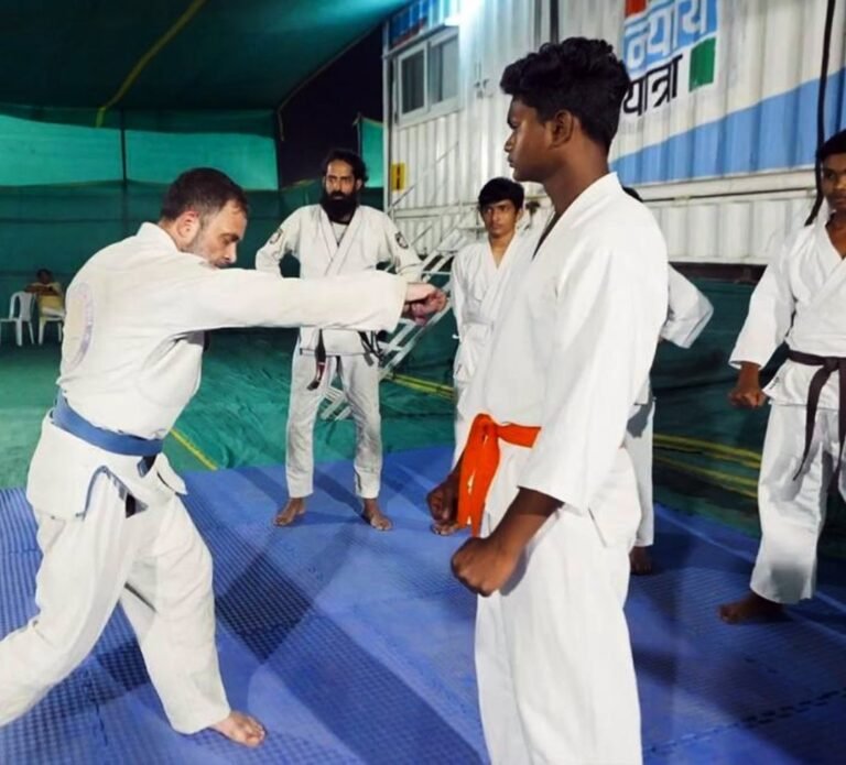 Rahul Gandhi Announces ‘Bharat Dojo Yatra,’ Displays Jiu-Jitsu Skills