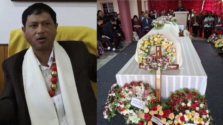 Former KHADC CEM & Nongthymmai MDC Latiplang Kharkongor laid to rest