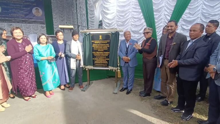 Meghalaya Deputy CM Lays Foundation Stone for Pynursla Sub-Divisional Hospital