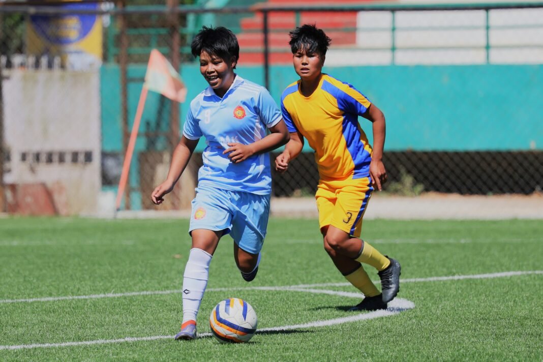 Laitkor's Iaraplang Nongrum (left) in action